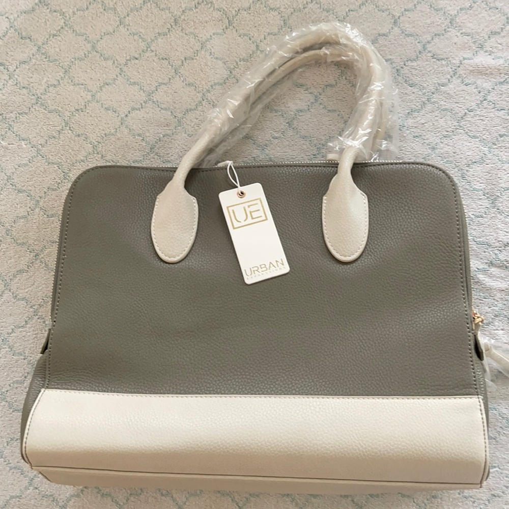 Urban Expression Oriana colorblock satchel with strap NWT